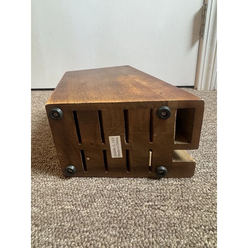 ZWILLING Pro 10-slot Knife Block - Walnut - Used Condition